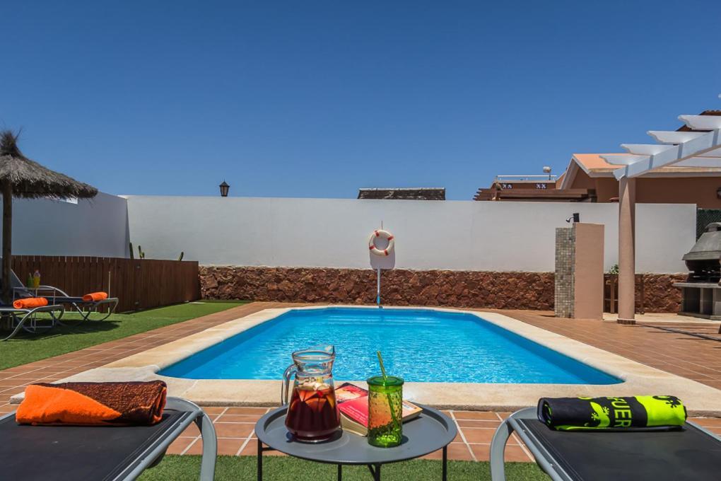 Villa With Private Pool, Near Beach And Golf Caleta De Fuste- Villa Charlotte คอสตา เด อันตีกัว ภายนอก รูปภาพ