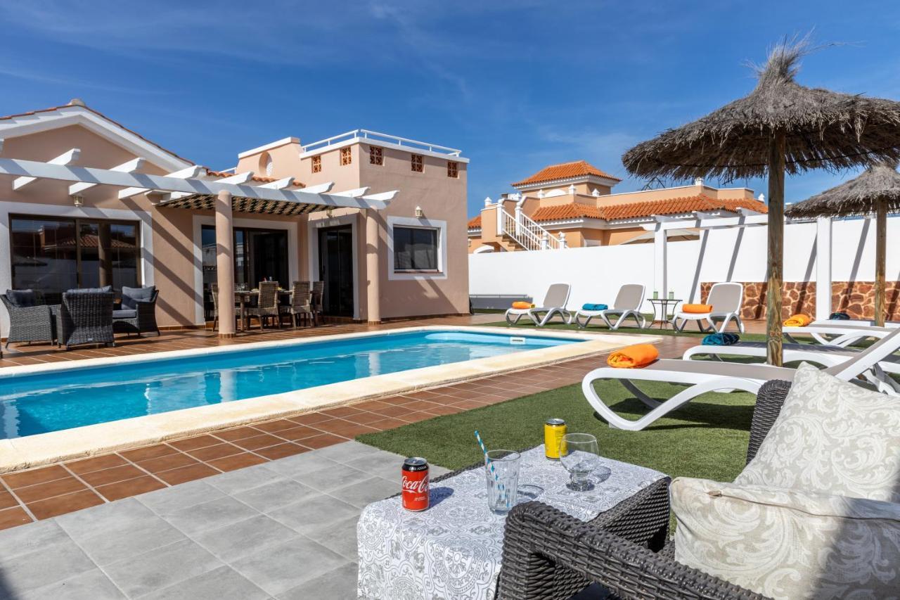 Villa With Private Pool, Near Beach And Golf Caleta De Fuste- Villa Charlotte คอสตา เด อันตีกัว ภายนอก รูปภาพ